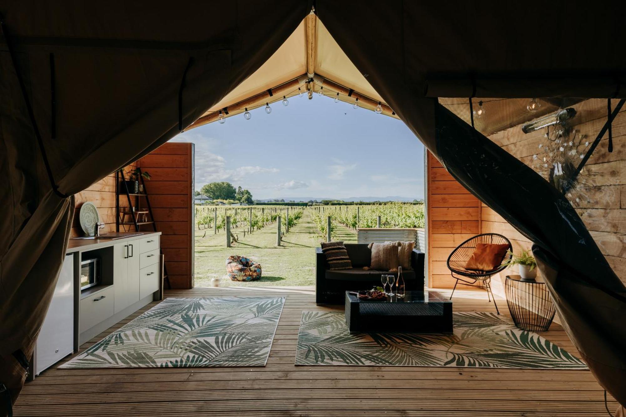 Villas & Vines Glamping Hastings Exterior foto